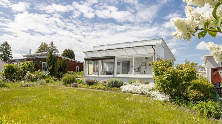 Eigentumsgrundstück mit Ferienbungalow mit Wasserblick in Drigge auf der Insel Rügen