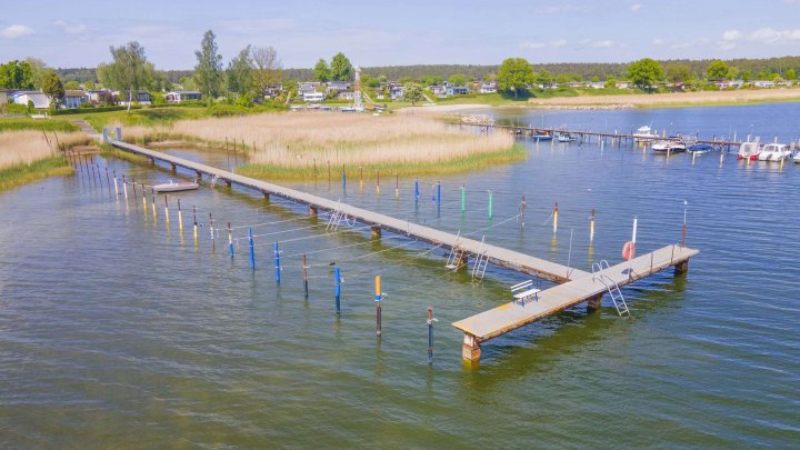 Eigentumsgrundstück mit Ferienbungalow mit Wasserblick in Drigge auf der Insel Rügen
