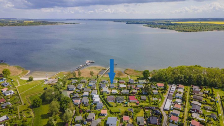 Eigentumsgrundstück mit Ferienbungalow mit Wasserblick in Drigge auf der Insel Rügen