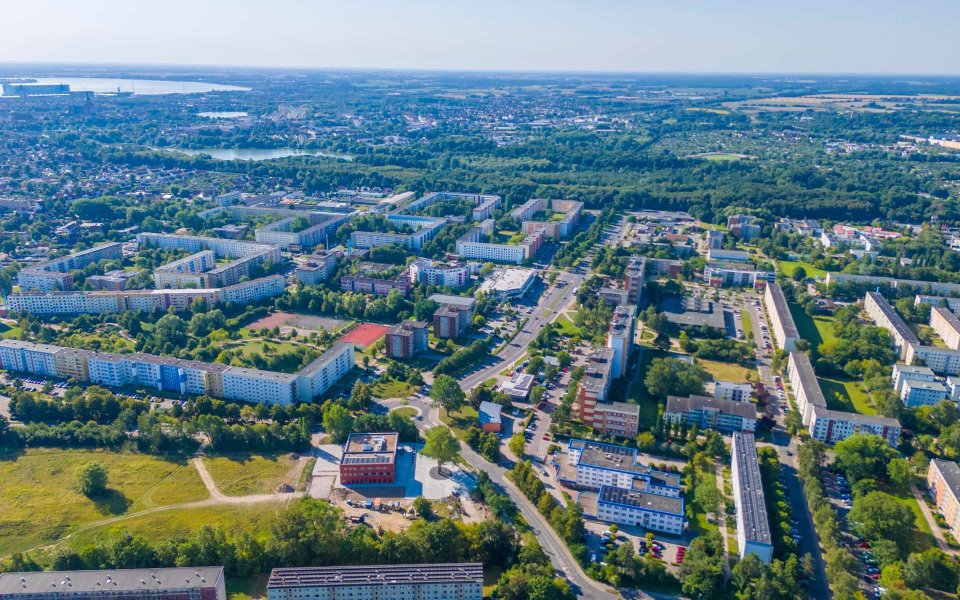Luftaufnahme Wohngebiet